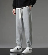 Men's All-Match Flat-Leg Casual Pants - Versatile & Comfortable